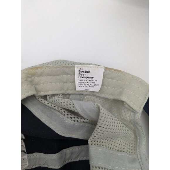 Samuel Adams hat cap with bottle opener black white mesh back hook loop - Picture 7 of 9